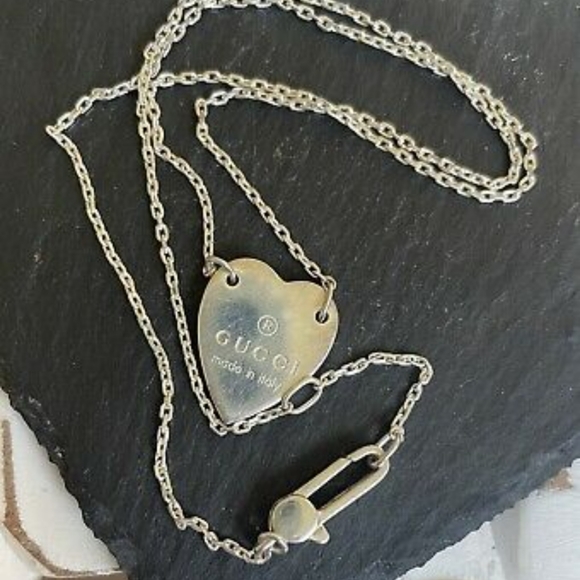 GUCCI ITALIAN LUXURY 925 STERLING SILVER NECKLACE comes with original packaging - Picture 2 of 7